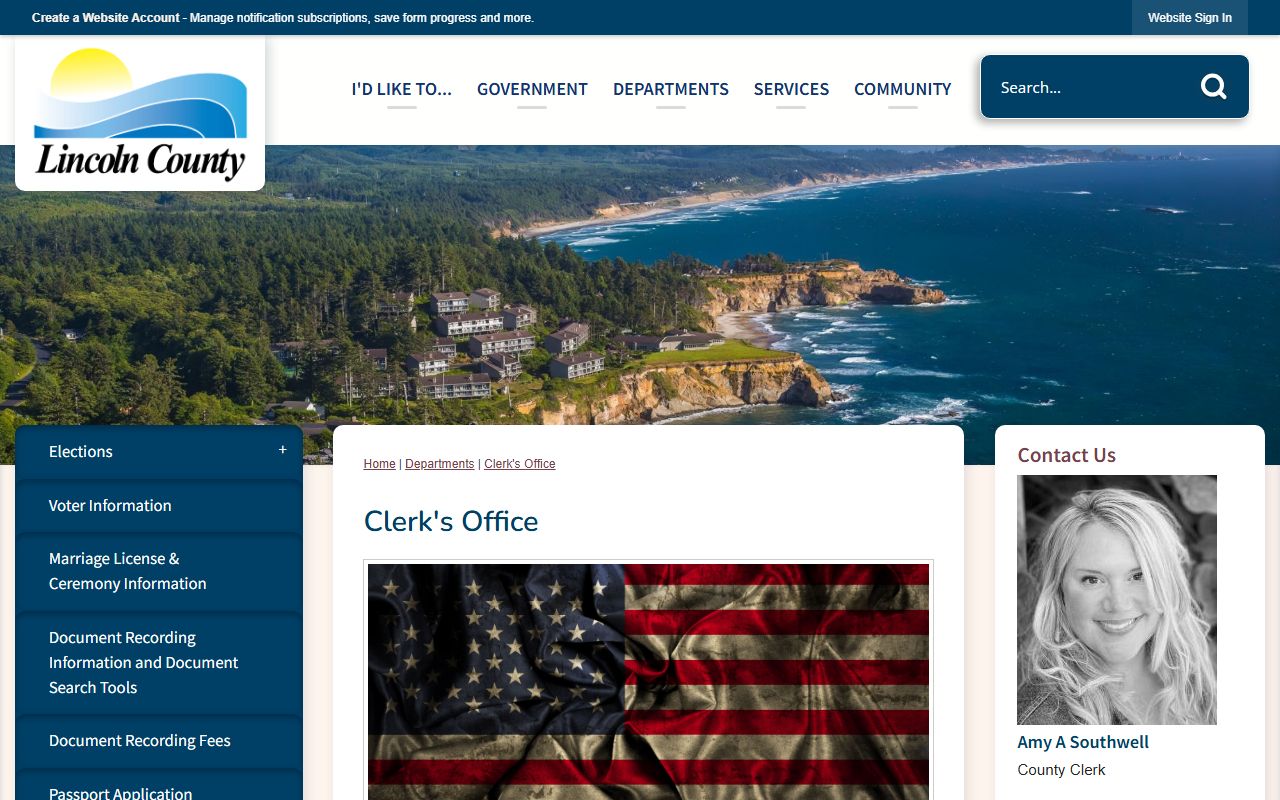 Lincoln County court clerk records and county clerk office information