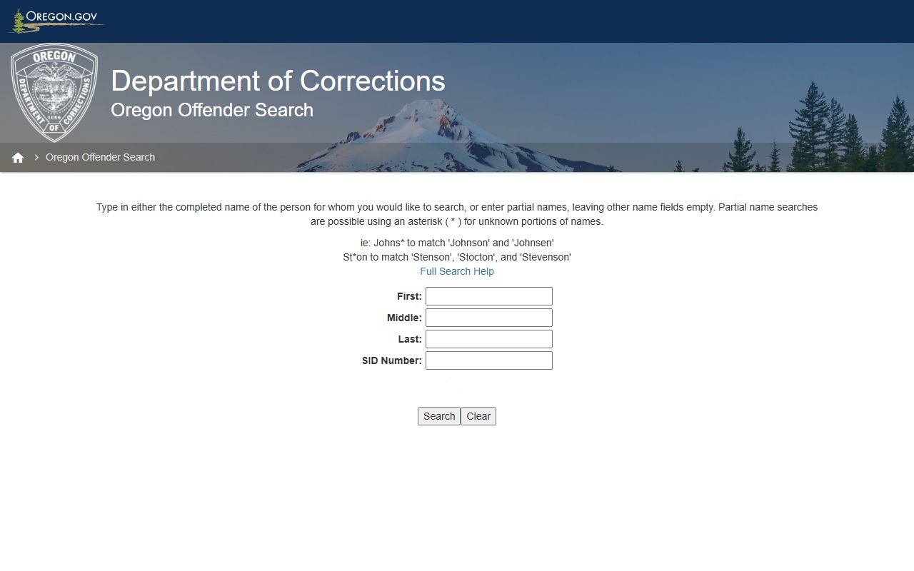 Lincoln County inmate search Oregon DOC offender search